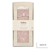 Totes Texture Slipper Socks Pink Mix