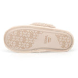Totes toasties® Ladies Velour Mule Slippers In Natural