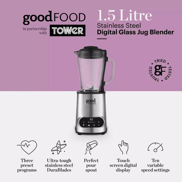 Tower Good Food Digital Jug Blender