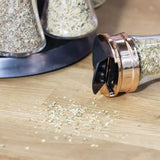 Tower Rose Gold Rotating Spice Rack 8 Jars