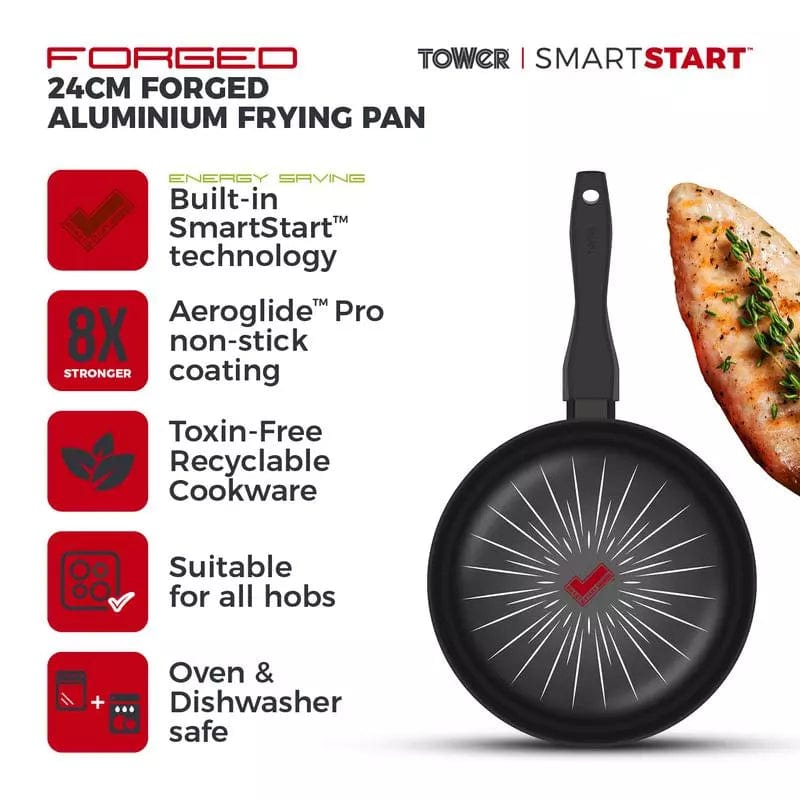 Tower Smart Start Forged 24cm Frying Pan