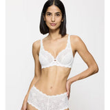 Triumph Amourette Floral Lace Wired Bra in White