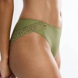 Triumph Amourette Tai knickers in Olive gold