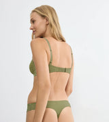 Triumph Amourette Wired bra in Olive gold