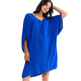 Triumph Beach Mywear Kaftan In Racing Blue