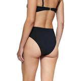 Triumph Summer Twist High Waist Brief Bikini Bottom In Black