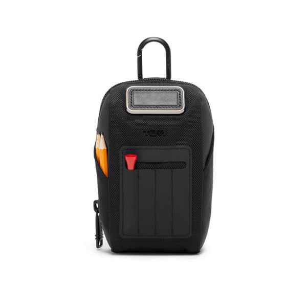 TUMI Travel Accessory Golf Pouch with Tees in Black