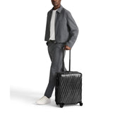 TUMI 19 Degree Lite Continental Carry On Suitcase in Black/Graphite 55cm
