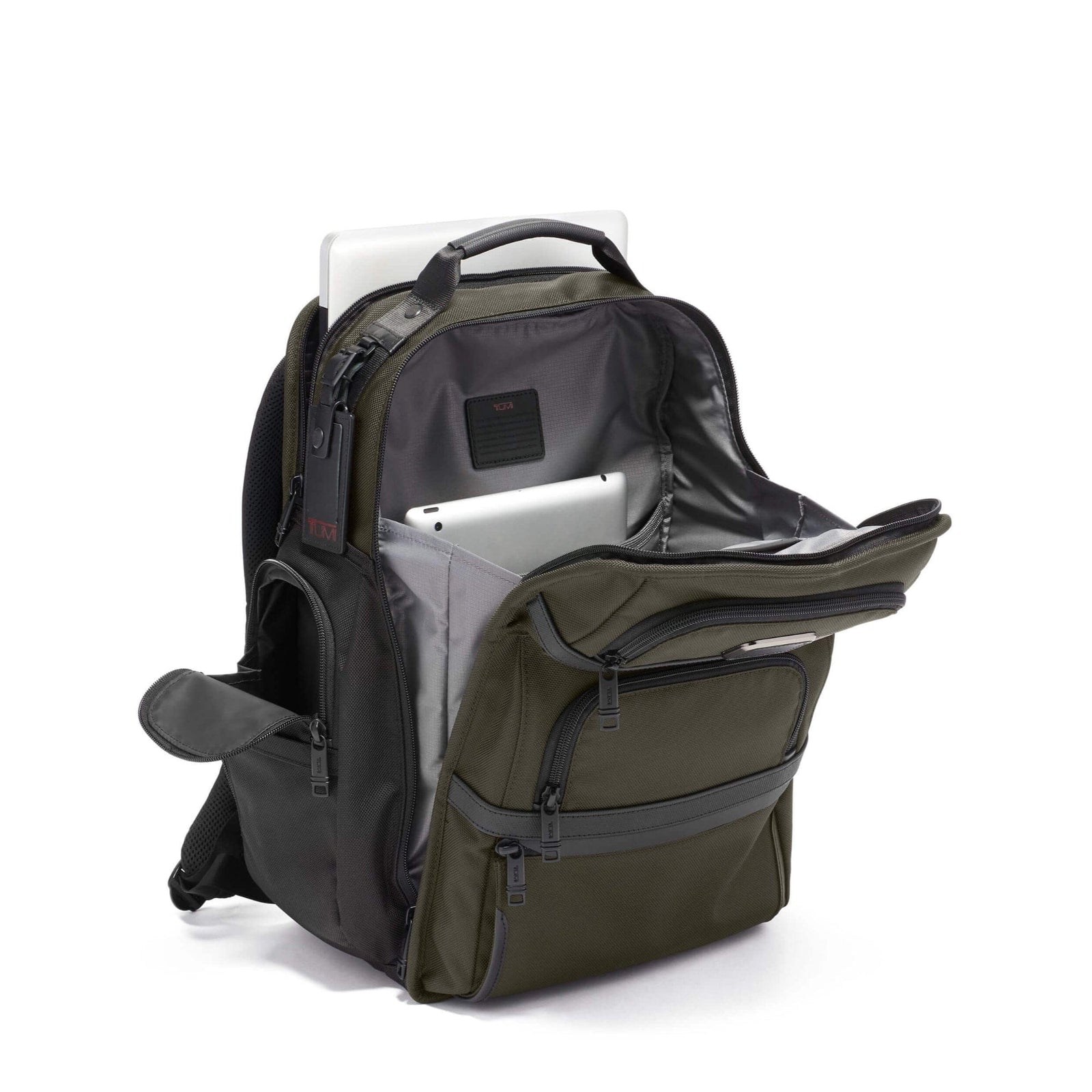TUMI Alpha 3 Brief Pack in Olive