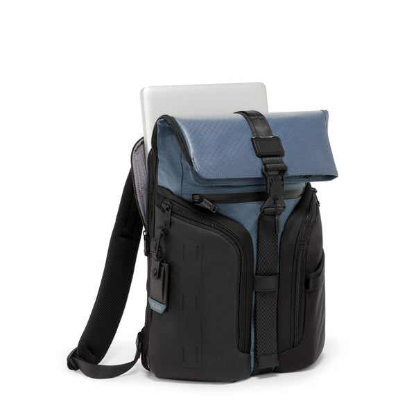 Tumi Alpha Bravo Logistics Backpack in Blue
