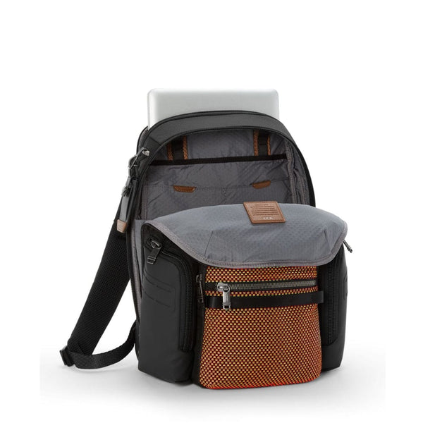 TUMI Alpha Bravo Navigation Backpack In Red/Lime