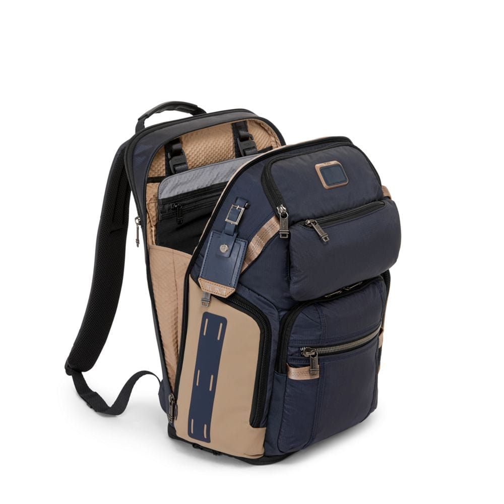 TUMI Alpha Bravo Nomadic Backpack- Midnight Navy/Khaki