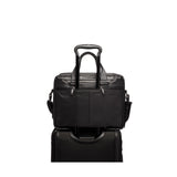 TUMI Alpha Expandable Organizer Laptop Brief Leather