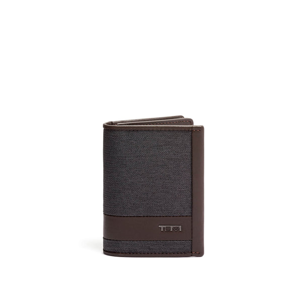 Tumi Alpha Gusseted Card Case In Brown