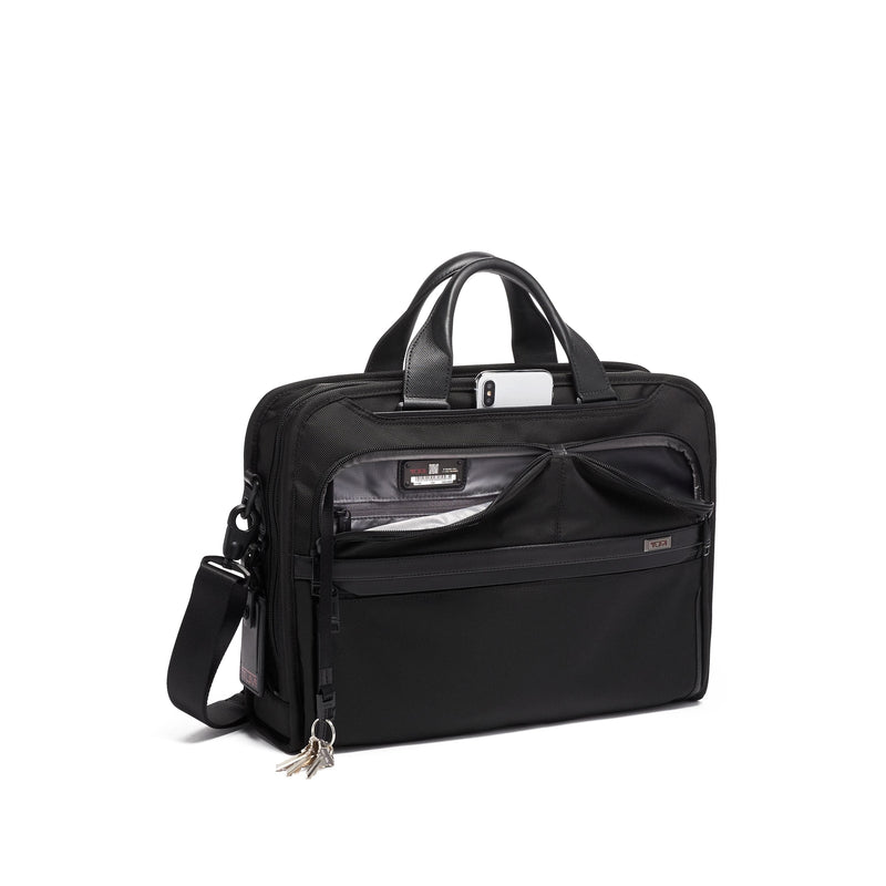 Tumi Alpha Organizer Portfolio Brief Black