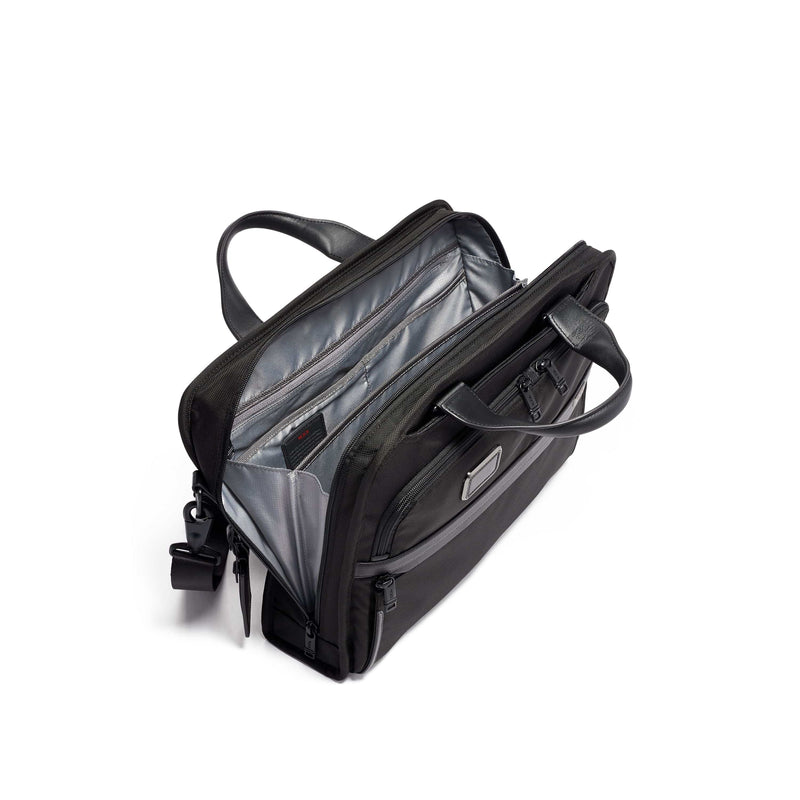 Tumi Alpha Organizer Portfolio Brief Black