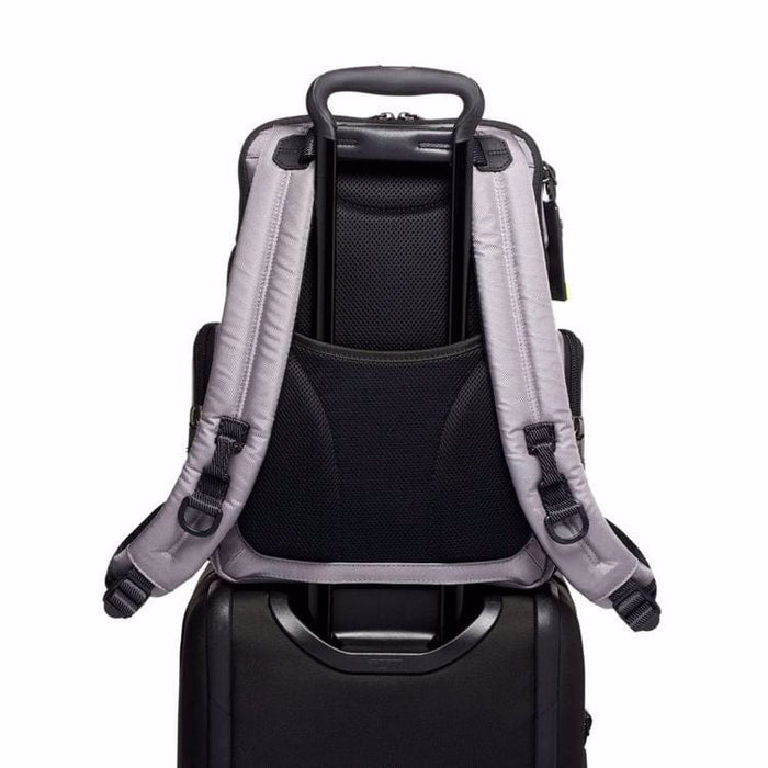 Tumi backpack Alpha Bravo Nathan 15 inch in Grey and Lime