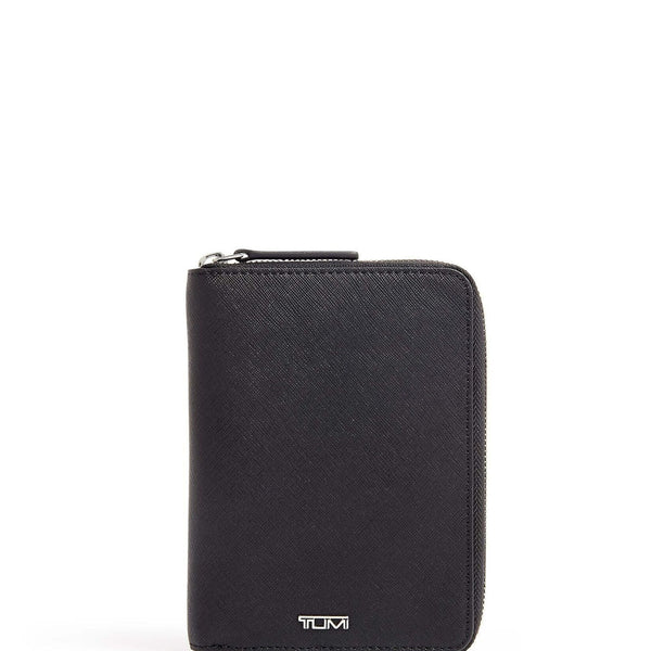 TUMI Belden Zip-Around Passport Case Black