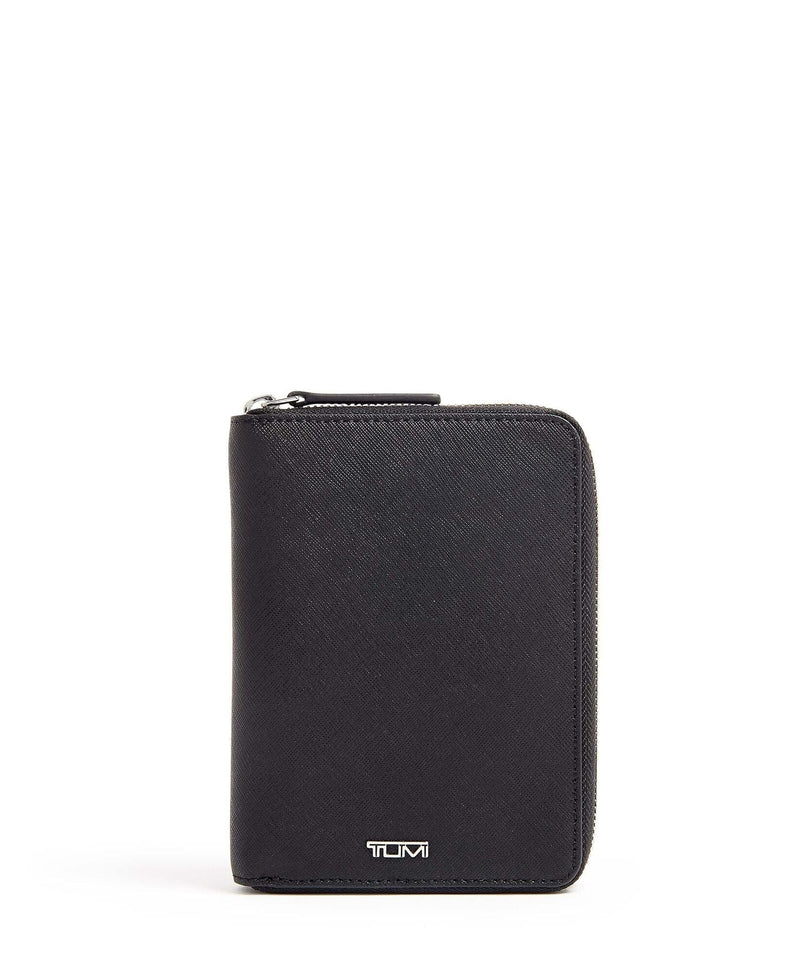 Tumi Belden Zip-Around Passport Case Black
