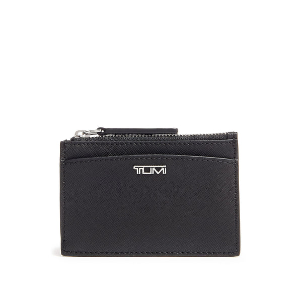 TUMI Belden Zip Card Case Black