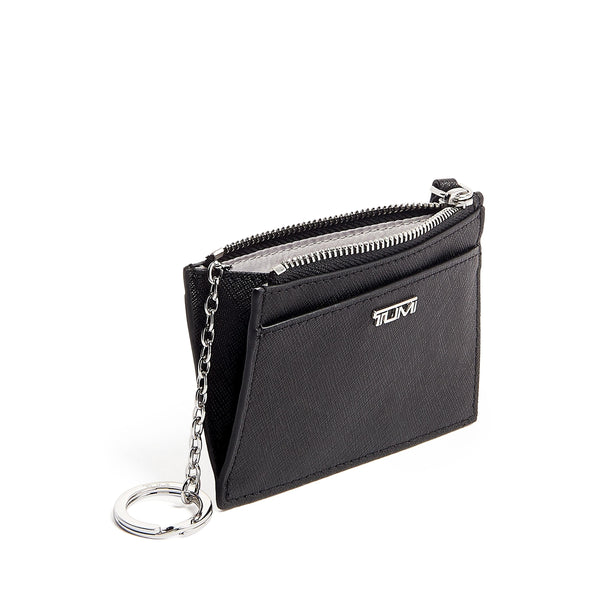 TUMI Belden Zip Card Case Black