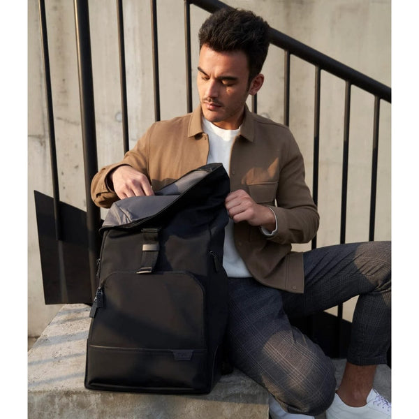 TUMI Harrison Osborn Roll Top Backpack In Black