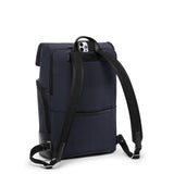 TUMI Harrison Osborn Roll Top Backpack In Navy Woven