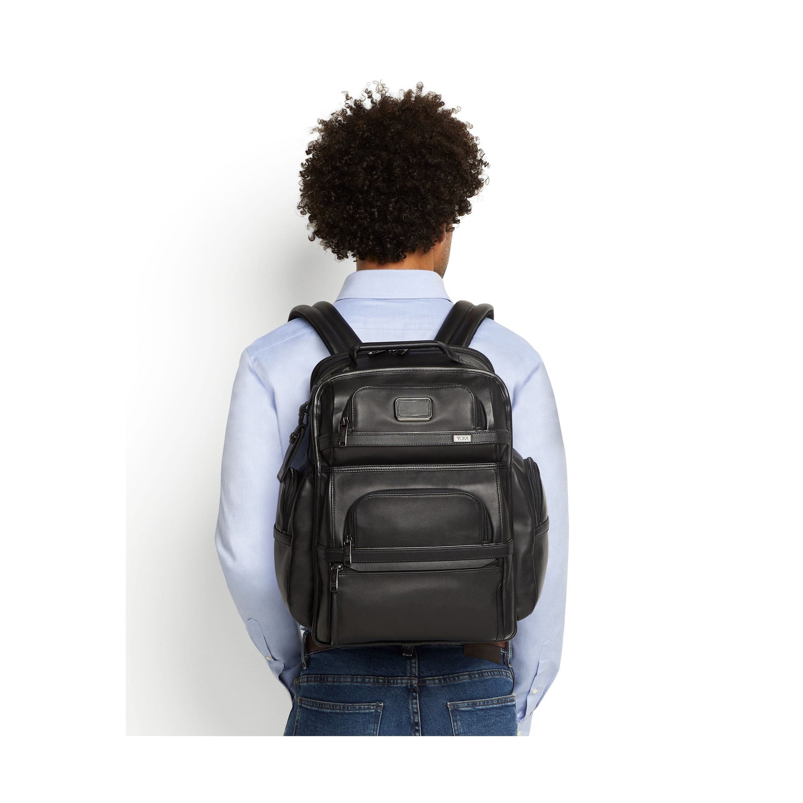 alpha 2 t-pass business class leather tumi backpack TUMI T-Pass® Business Class Brief Pack® Leather