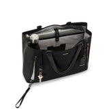 TUMI Valetta Medium Tote Black In Gunmetal