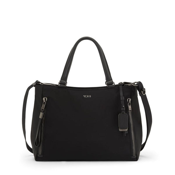TUMI Valetta Medium Tote Black In Gunmetal