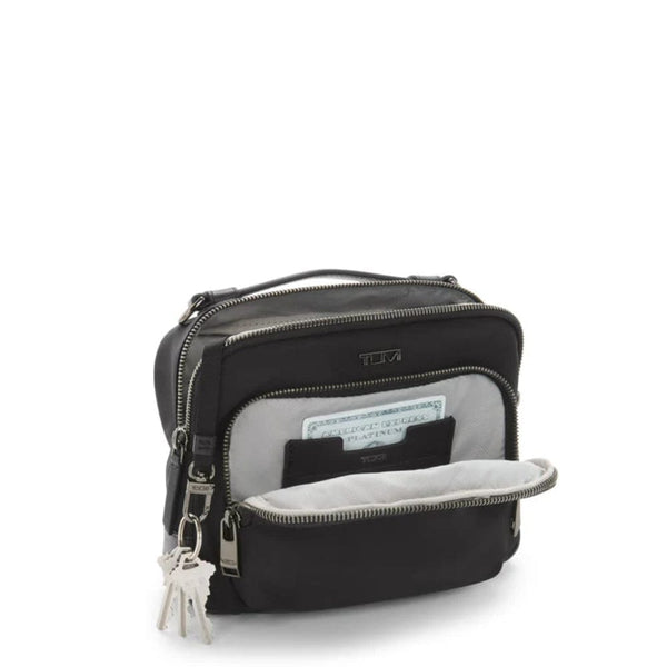TUMI Voyageur Tegan Crossbody In Black Gunmetal