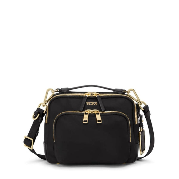 TUMI Voyageur Teghan Crossbody In Black/Gold