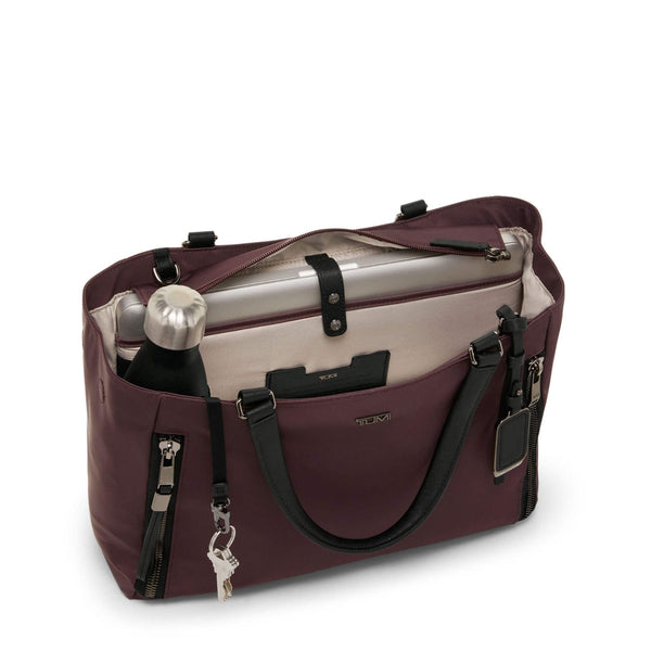 Tumi Voyageur Valetta Tote M in Purple