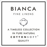 Bianca Fine Linens French Knot Jacquard 200 Thread Count Cotton Double Duvet Cover in White White