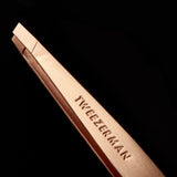 Tweezerman Slant Tweezer In Rose Gold