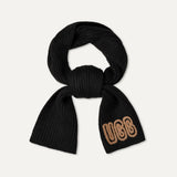 UGG Chunky Crafted Rib Scarf In Black