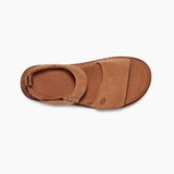 Ugg Goldenstar Suede Sandal In Chestnut Suede