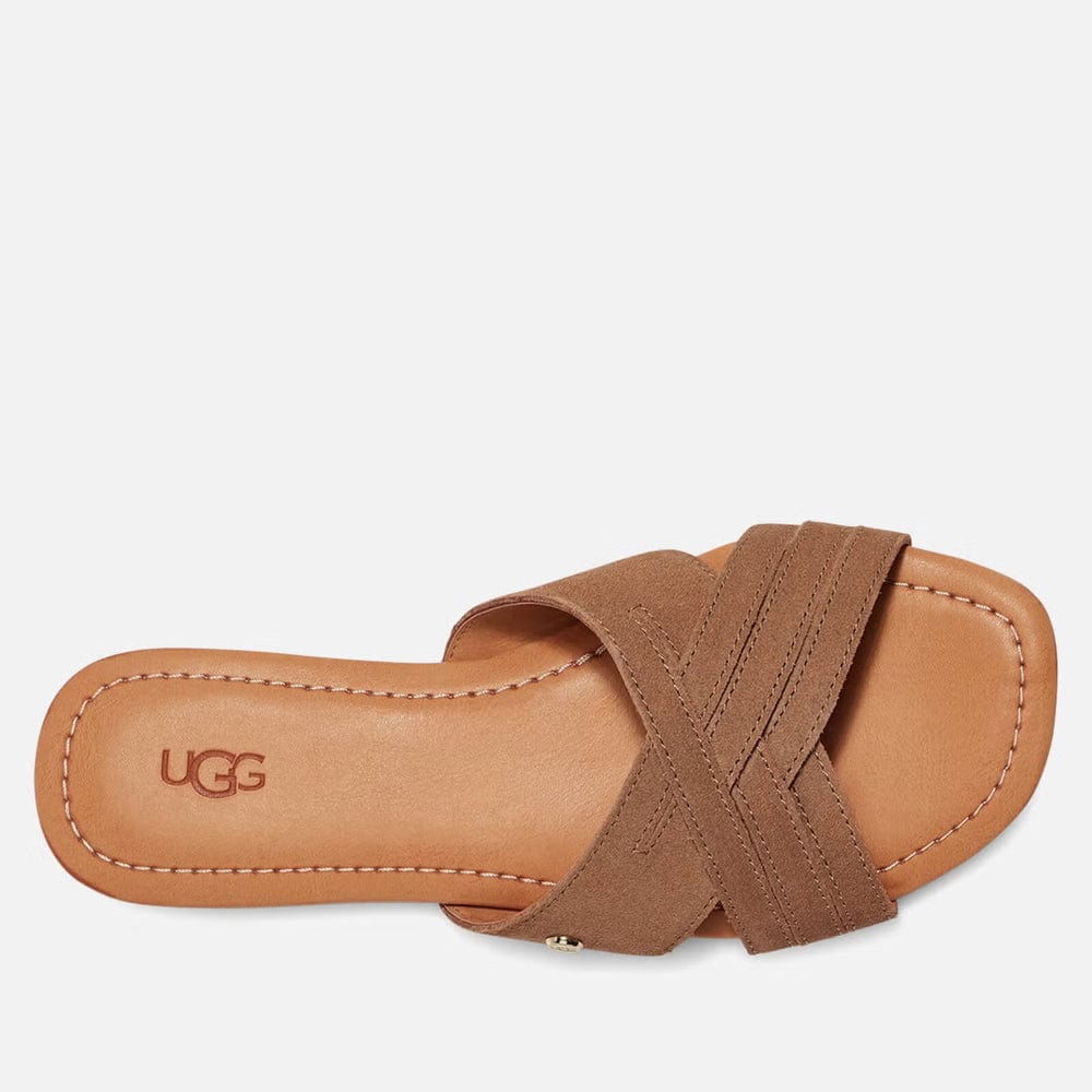 UGG Kenleigh Suede Sandals in Chestnut