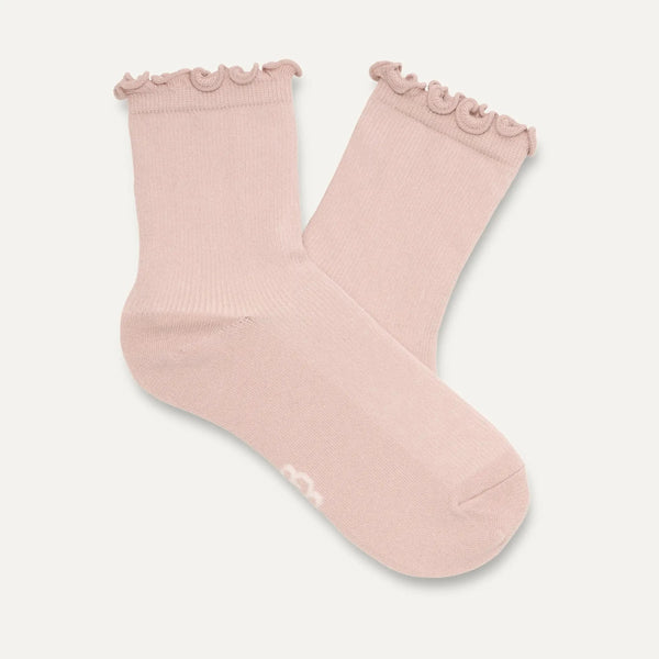 Ugg Women's Karsyn Lettuce Edge Sock In Bay Fog