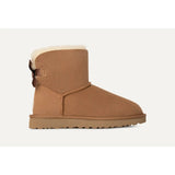 UGG Women's Mini Bailey Bow II Boot In Chestnut