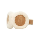 UGG Women's Sheepskin Embroidery Earmuff in Chestnut