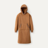 UGGfluff Full-Body Hoodie In Chestnut