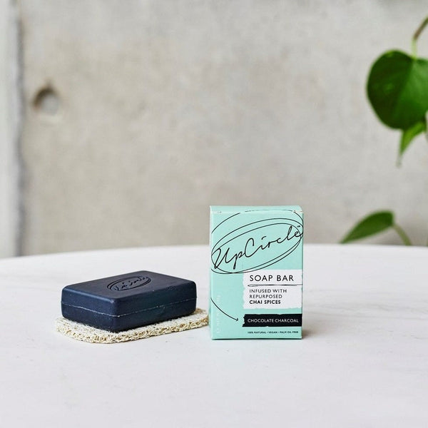 Upcircle Chocolate Charcoal Chai Soap Bar 100g