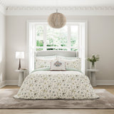 V&A Flora Percale Floral Duvet Cover Set with Pillowcases King