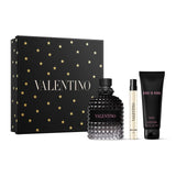 Valentino Born in Roma Uomo Eau De Toilette 100ml & 10ml & Shower Gel 75ml, Gift Set