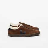 VEJA Volley Fured Suede In Walnut Black Eagle