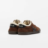 VEJA Volley Fured Suede In Walnut Black Eagle