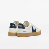 VEJA  Campo Leather In White Nautico Natural