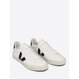 VEJA Campo Leather Trainers In Extra White/Black