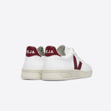 VEJA V-10 CWL Trainers in White Marsala